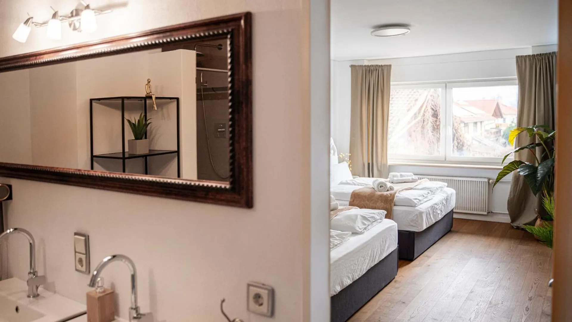 شقة 130M2 Loft - Balkon, Smart Tv, Badewanne, Kaffee روزنهايم ألمانيا